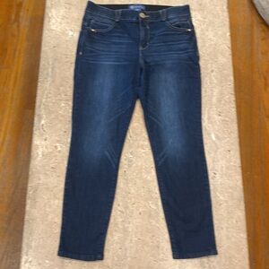 Democracy jeans, women’s, size 10, “Ab”solution slimming cropped skinny blue